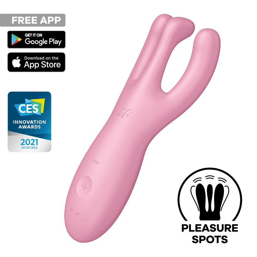 Satisfyer Threesome 4 Lay-On Vibe + Connect App | Satisfyer US | Satisfyer  US