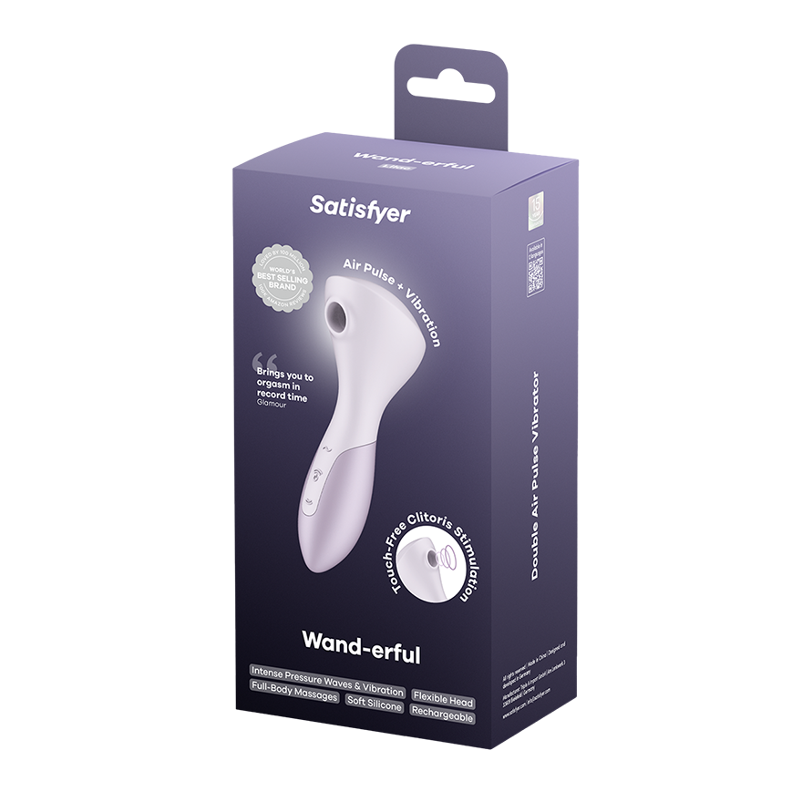 satisfyer pleasure wand vibrator EMMA NEO 2 | Powerful & Interactive Wand Vibrator