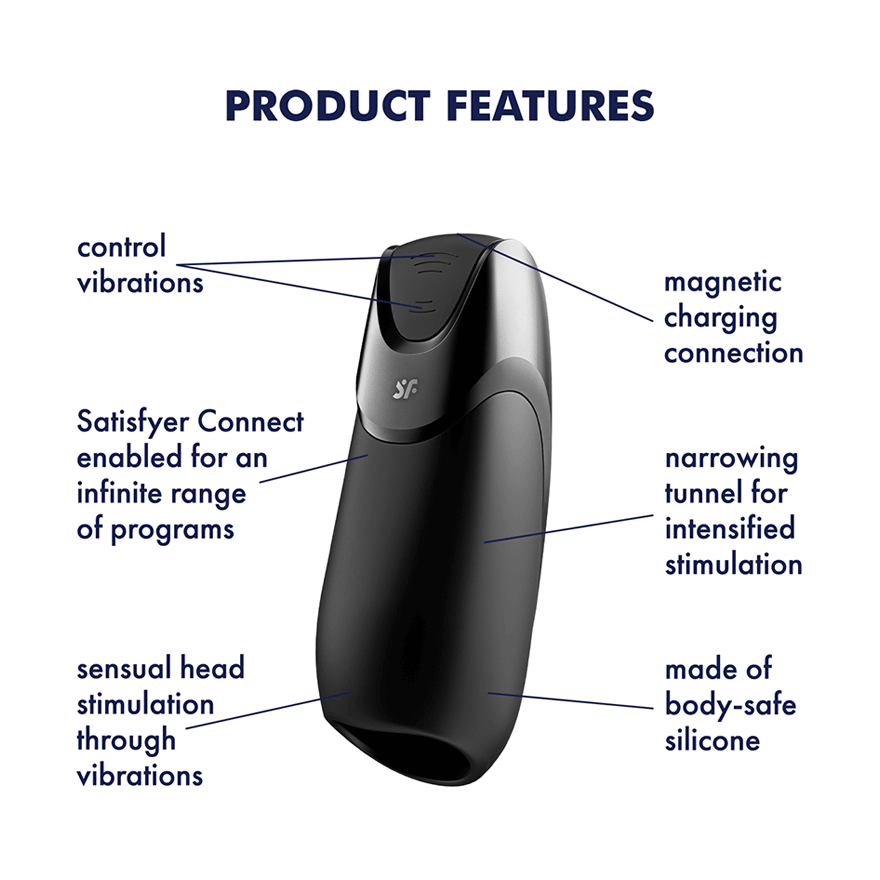 Satisfyer Men Vibration+ Connect App | Masturbators | Products ...