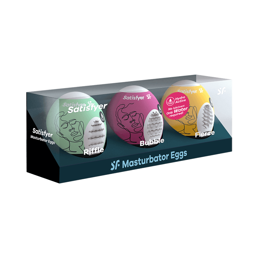 Satisfyer Masturbator Eggs Riffle, Bubble, Fierce | Satisfyer US |  Satisfyer US