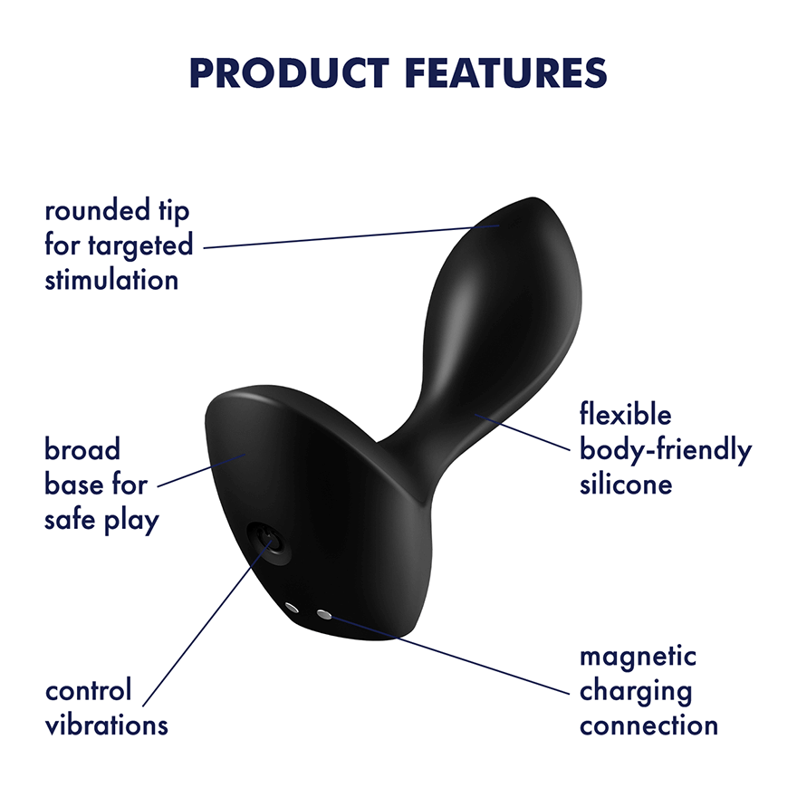 satisfyer backdoor lover vibrating butt plug The 14 Best Anal Beads, Butt Plugs, and Other Backdoor Toys main image 0