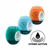 Set de huevos masturbadores, 3 unidades: Naughty, Savage, Crunchy Set de huevos masturbadores, 3 unidades: Naughty, Savage, Crunchy