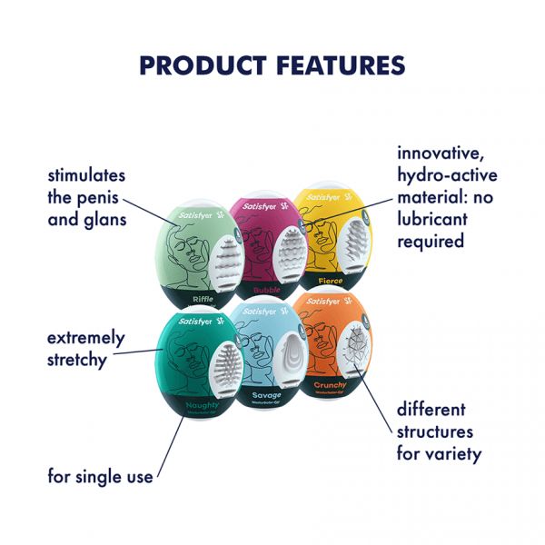 Satisfyer 6-piece Egg Set Masturbator