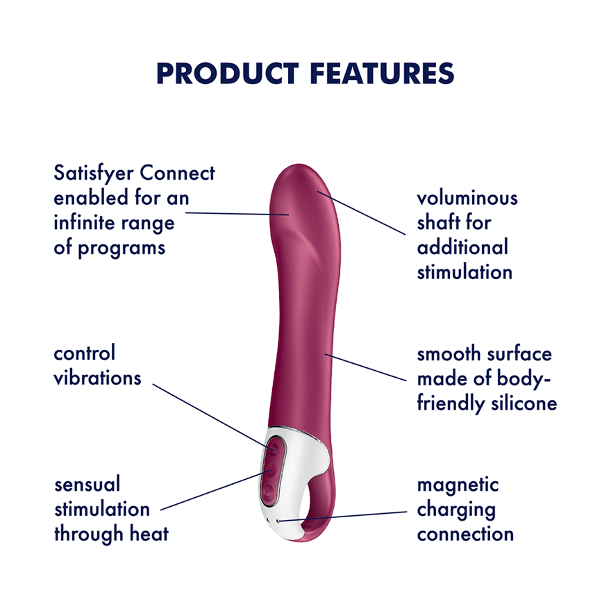 Satisfyer Big Heat Warming Vibe + Connect App | Satisfyer US