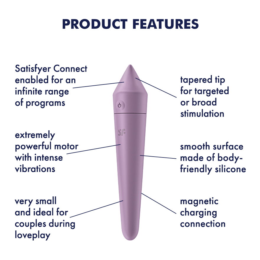 Satisfyer Ultra Power Bullet Vibe 8 + Connect App | Satisfyer US | Satisfyer US Satisfyer Ultra Power Bullet Vibe 8 + Connect App | Satisfyer US | Satisfyer US